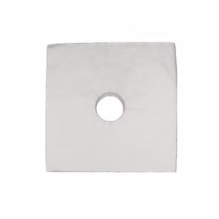 SAMSARA Disposable Cotton Facial Pillow Cover 100pcs Disposable round hole face towel 100% cotton 39cm*39cm 100 pieces - Samsara Forma De Novo